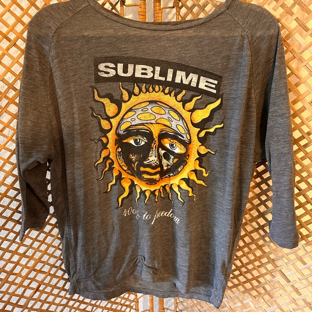 Sublime Graphic Gray Long Sleeve Shirt